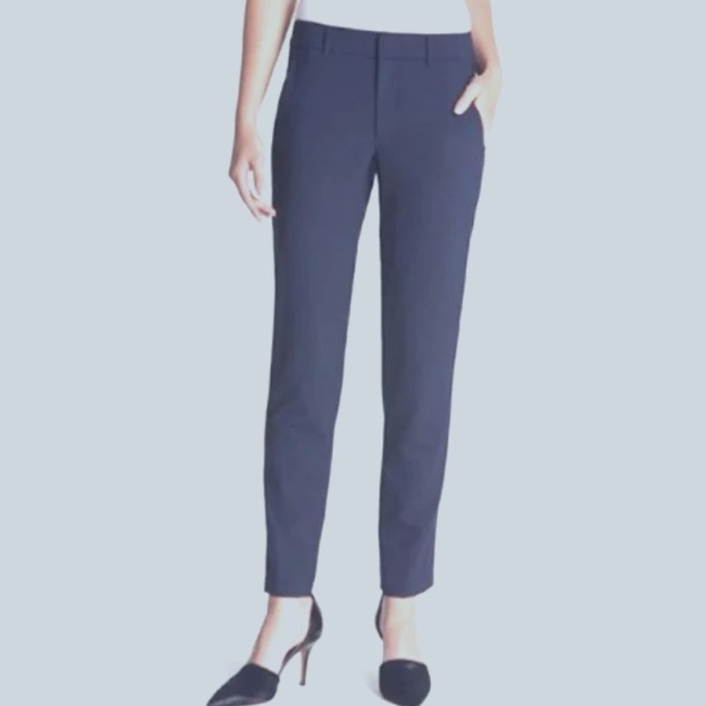 Vince Womens Wool Navy Trouser Pants